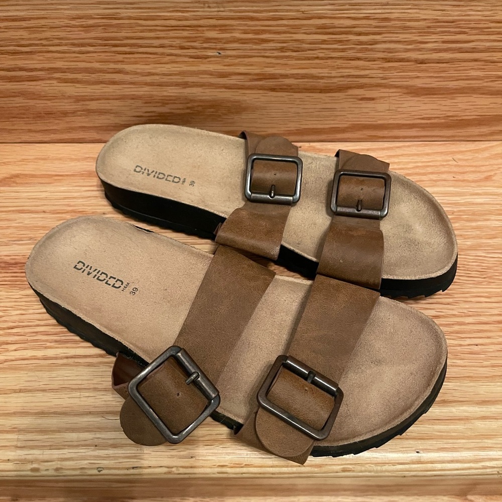 H&M Footbed Slide Sandals Size 8 (39) 🌸